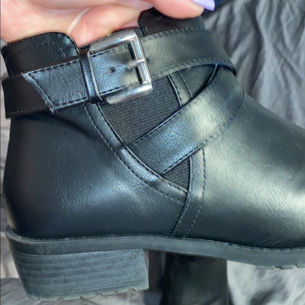 Black booties